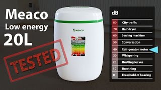 Meaco 20 L Low Energy Economical Dehumidifier Review [upl. by Mikeb764]