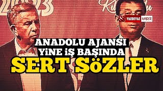 ANADOLU AJANSI YAPTI YAPACAÄINI Ä°MAMOÄLU VE YAVAÅTAN SERT SÃ–ZLER [upl. by Swinton]