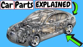 Car Parts Explained🚘 their function What are Basic main different parts in CAR Explanation pics [upl. by Atsyrc]