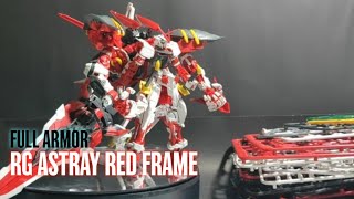 REVIEW AND ASSEMBLY REAL GRADE ASTRAY RED FRAME FULL ARMOR Flight Unit Powered Arm Caletwvlch [upl. by Amiarom]