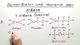 Nomenklatur und Isomerie der Alkene  Chemie  Organische Chemie [upl. by Mlehliw]