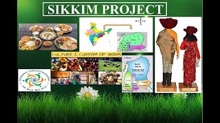 Sikkim Project in English  About Sikkim Food Economy Tour place  Integrated Project by CBSE [upl. by Aronson]