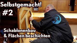 Selbstgemacht 2 InteriorRefit  Schablonenbau amp Flächen neu beschichten [upl. by Blockus]