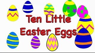 Easter Preschool Song Ten Little Easter Eggs  LittleStoryBug [upl. by Harwilll718]