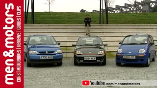 Best City Car Test Seat Arosa Fiat Seicento amp Daewoo Matiz 1999 [upl. by Hpesojnhoj]