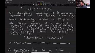 Symplectic Geometry Class 1 [upl. by Gussie]