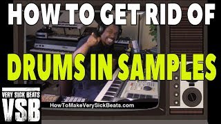 How To Remove Drums From Samples Update [upl. by Roselane]