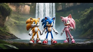 41 Sonic Tails and Amy Rose at a huge waterfall [upl. by Enyleuqcaj]