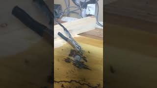 Lichtenberg effect  Wood burning  washer test [upl. by Spatz]