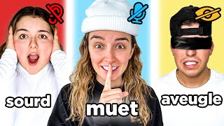 1 AVEUGLE 1 SOURD et 1 MUET en CUISINE  ft Gab Gagnon et Farley [upl. by Trey]