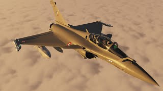 DCS Mission Bombardement en Rafale B Objectif atteint mais [upl. by Nylodam]