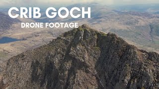 Crib Goch Drone Footage [upl. by Broadbent]