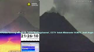 Live CCTV Monitoring Merapi Volcano Eruption Seismic Weather [upl. by Ennaesor]