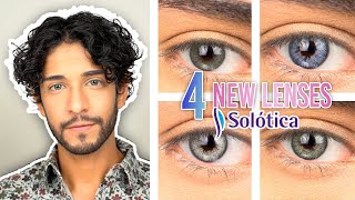 JUST LAUNCHED 4 New Solotica Contact Lenses  Natural Colors Jade Ipanema Safira Buzios [upl. by Leina]