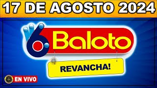 Resultado BALOTO REVANCHA SÁBADO 17 de agosto 2024 [upl. by Moina]