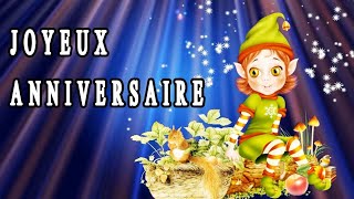 Joyeux et bon anniversaire  carte virtuelle musicale zen  un petit cadeau original  F Amathy [upl. by Bausch957]