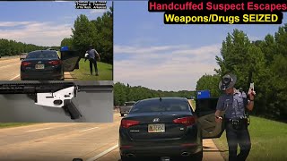 Prohibited quot3D Printedquot AR 15 Rifle found after Handcuffed Suspect runs from Arkansas State Police [upl. by Egoreg668]