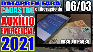 AUXÍLIO EMERGENCIAL DATAPREV FARÁ CADASTRO E LIBERAÇÃO DO NOVO AUXÍLIO EMERGENCIAL 2021 [upl. by Tacy]