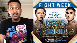 Gervonta quotTankquot Davis vs Mario Barrios WBA quotRegularquot SuperLightweight 140lb Title Bout  Analysis [upl. by Ttocs]