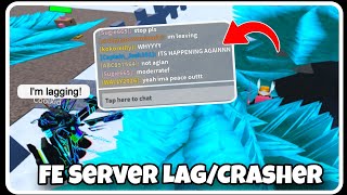 FE  Server CrasherLagger Script  ROBLOX SCRIPTS  Troll Any Players on Server [upl. by Dympha]