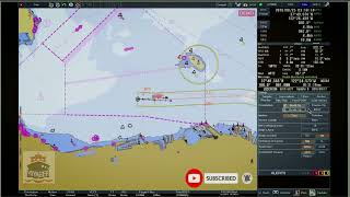 ECDIS Training and Familiarization Tokyo Keiki EC81008600 222 NORTH UP COURSE UP amp ROUTE UP [upl. by Layne147]