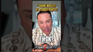 De La Hoya TROLLS Shane Mosley “TOO MUCH BABY OIL” [upl. by Uranie]