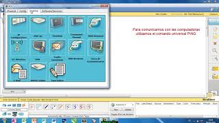 Packet Tracer Configuración de una red LAN topología estrella [upl. by Portwin572]