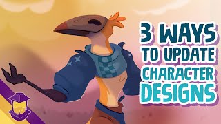 3 Ways to UPDATE Your Character Designs [upl. by Gyatt]