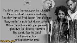 Fugees  The Score ft Diamond D Lyrics [upl. by Medor]