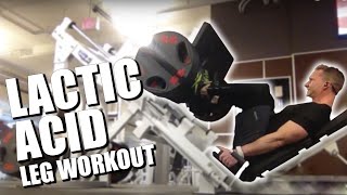 Lactic Acid Leg Workout Unlocking Maximum Results [upl. by Wilsey486]