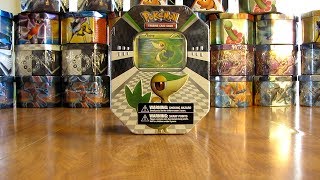 30 Pokemon Tin Opening Snivy Promo [upl. by Ahsercel951]