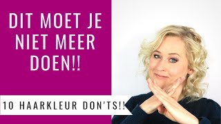 10 DONTS BIJ HAARKLEUREN  DIT KUN JE BETER NIET MEER DOEN MET JE HAARKLEUR  Dazzling Beauty [upl. by Cleland]