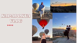 KAPADOKYA VLOG🎈🥹❤️ arkadaşlarla tatil  yeme içme  çömlek yapımı  balonlar  atv turu [upl. by Blakeley654]