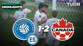 HIGHLIGHTS  El Salvador 12 Canadá  CONCACAF Sub20 Championship  TUDN [upl. by Wolfy834]