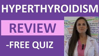 Hyperthyroidism  Hyperthyroid Endocrine Nursing Symptoms Treatment Pathophysiology NCLEX [upl. by Paulson]