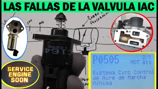 Que pasa cuando falla la valvula IAC❓ explicacion y pruebas en los autos [upl. by Kotta]