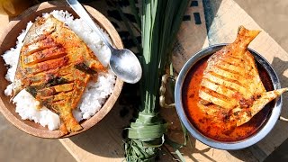 Fish Curry  How To Make Pomfret Curry  Village Style Fish Curry  The Bombay Chef Varuns Getaway [upl. by Reinhart]