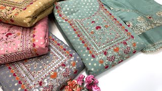 Premium Designing At Its Best  Designer Unstitched Suits  Suit Manufacturer in Ahmedabad [upl. by Atinahc]