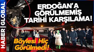 Cumhurbaşkanı Erdoğana Kırgizistanda Tarihi Karşılama Havalimanında Böyle Karşılama Görülmedi [upl. by Ditter284]