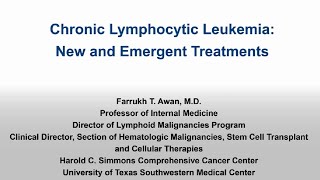 Chronic Lymphocytic Leukemia Treatment Updates [upl. by Eatnoled605]