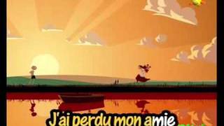 Karaoké chanson enfant  A la claire fontaine Piwi [upl. by Sherj]