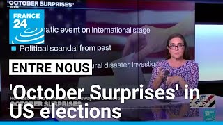 October Surprises in US elections • FRANCE 24 English [upl. by Asilegna]