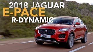 2018 Jaguar EPace Review  First Drive [upl. by Divadnhoj]