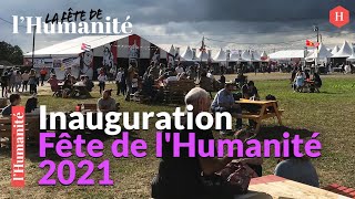 Inauguration de la Fête de lHumanité 2021 [upl. by Neelasor]