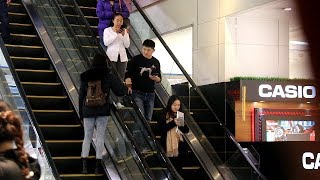 TOUCHING HANDS ON THE ESCALATOR PRANK 11 [upl. by Werda97]