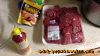 Bodybuilding Cooking 101 Crockpot Beef Cubes [upl. by Scrivenor365]