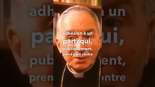 Un catholique ne peut voter pour un parti qui ne respecte pas les lois de l’Eglise [upl. by Sarat]