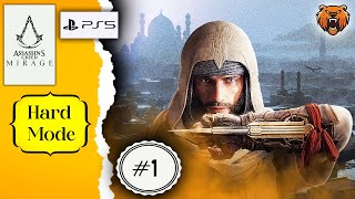 ASSASSINS CREED MIRAGE PS5 Walkthrough Gameplay Part 1 INTRO  HARD  Full Game ddyutams [upl. by Awra]