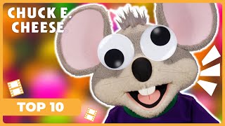 Top 10 Chuck E Cheese Silliest Moments🤣 🐭😄 [upl. by Enitsirt]