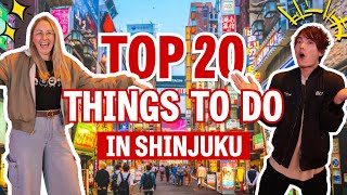 TOP 20 Things to Do in Shinjuku Tokyo [upl. by Erda373]